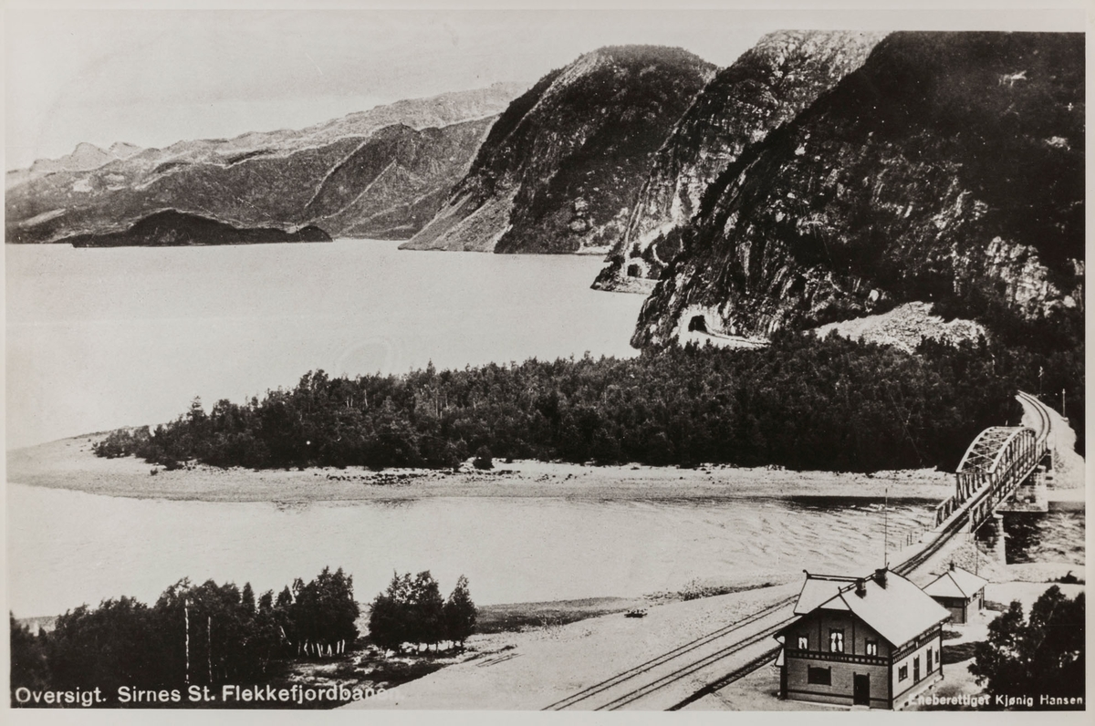 Flekkefjordsbanen ved Sirnes Stasjon