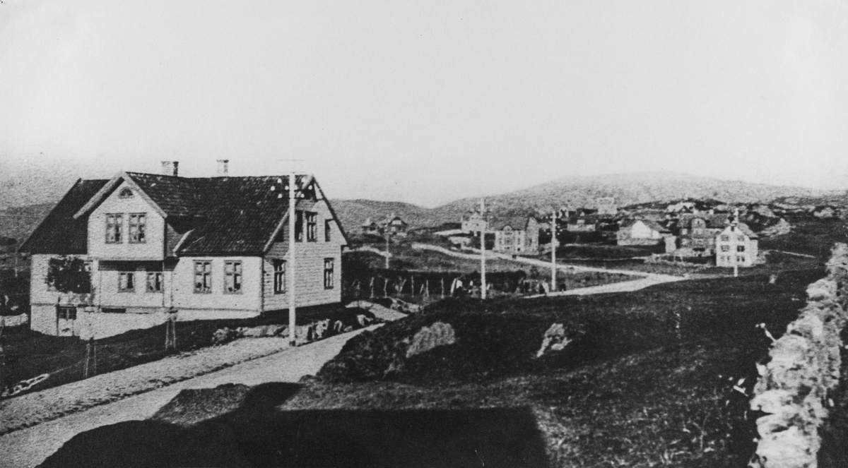 Skjoldavegen sett mot øst, 1904/-05.