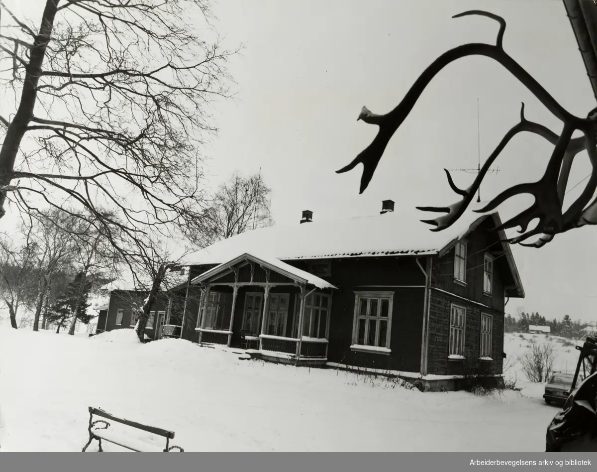 Nordseter gård, våningshuset. Januar 1979