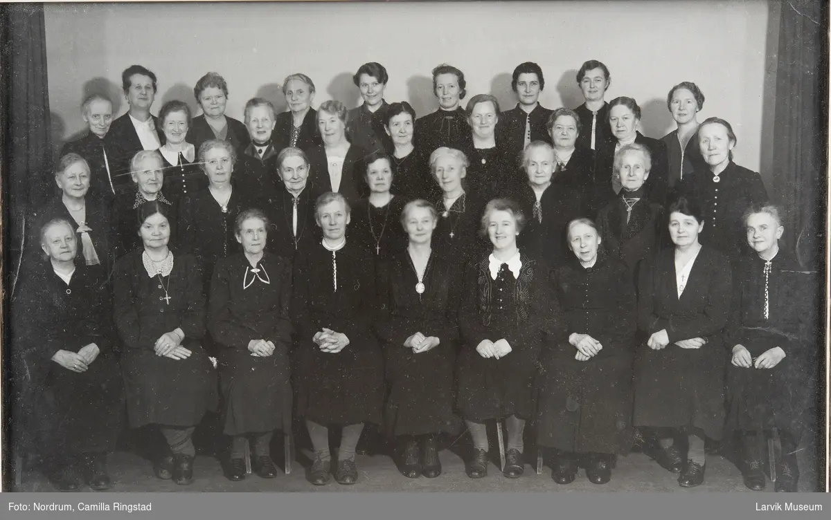 Larvik indremisjons kvinneforening under 2. verdenskrig.