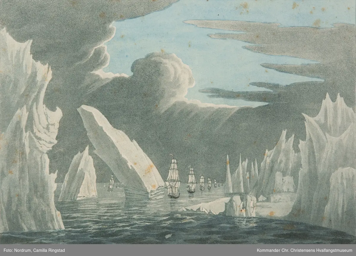 Polarekspedisjonen, ledet av kaptein John Ross, på leting etter Nordvestpassasjen.