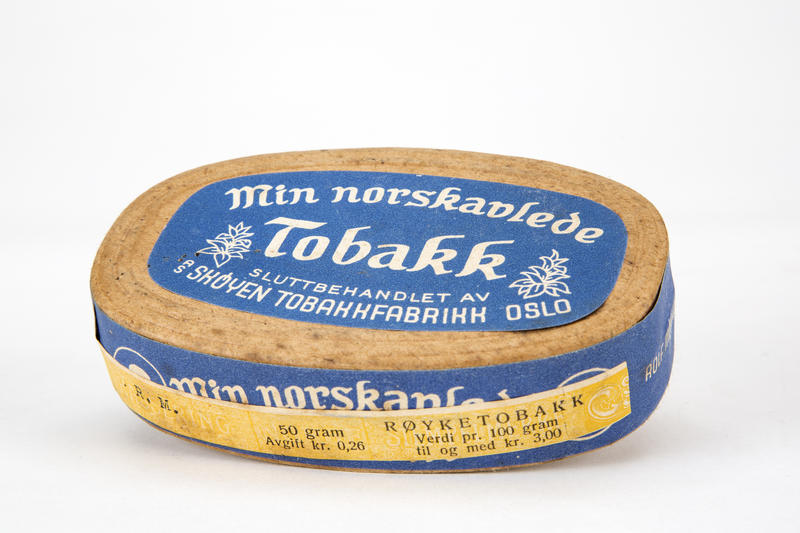 Tobakkeske fra Skøyen Tobakkfabrikk. (Foto/Photo)
