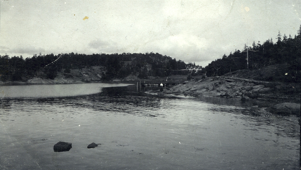 Fredrikstad, Onsøy, Hankø, Vadbukta. - Fredrikstad Museum / DigitaltMuseum