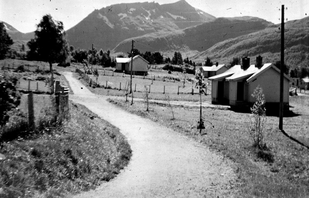 Small houses at Svanviken work camp.