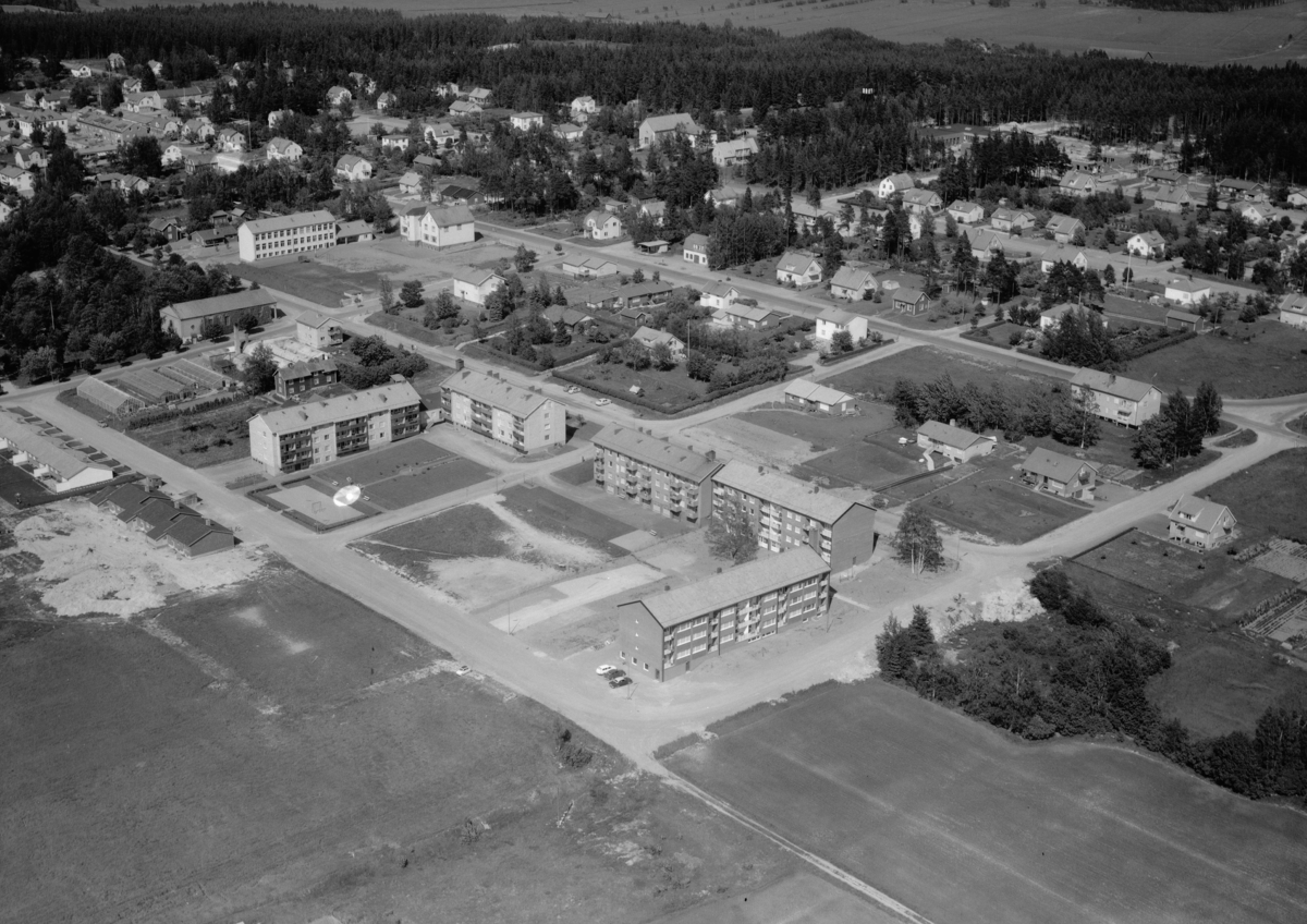 Flygfoto över Aneby i Jönköpings kommun 790/1964