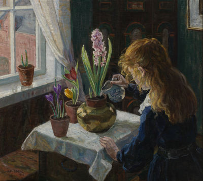 Lars Jorde, "Interiør", 1905