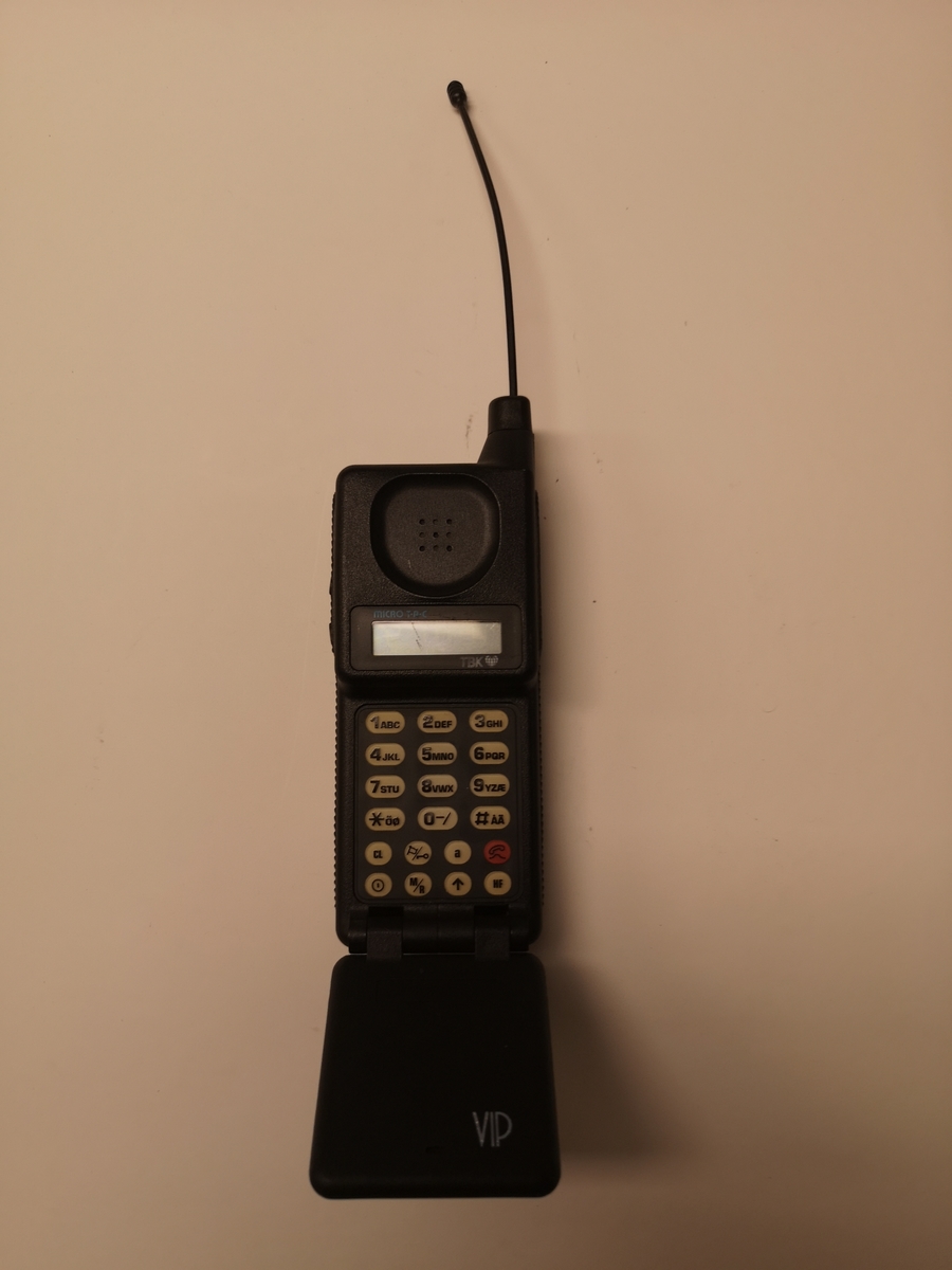 Motorola Mobiltelefon med batteri.