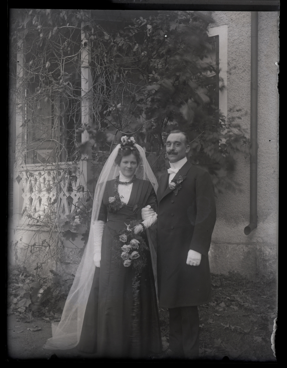 Bröllopsfoto, ca 1910.

