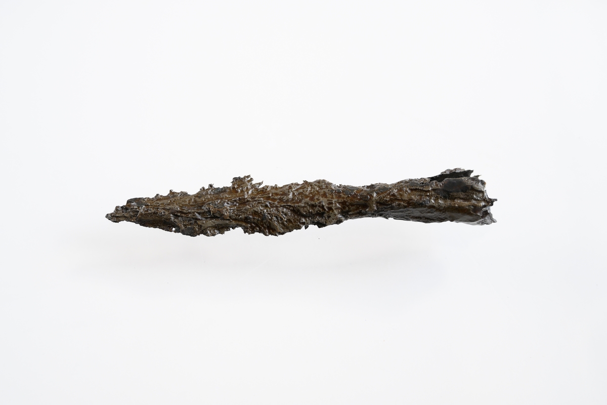 Spjutspets av järn från mitten av 1500-talet.