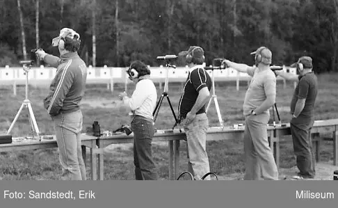 Sydsvenska Mästerskapen i pistol. Skillingaryd. Skyttar. - Miliseum ...