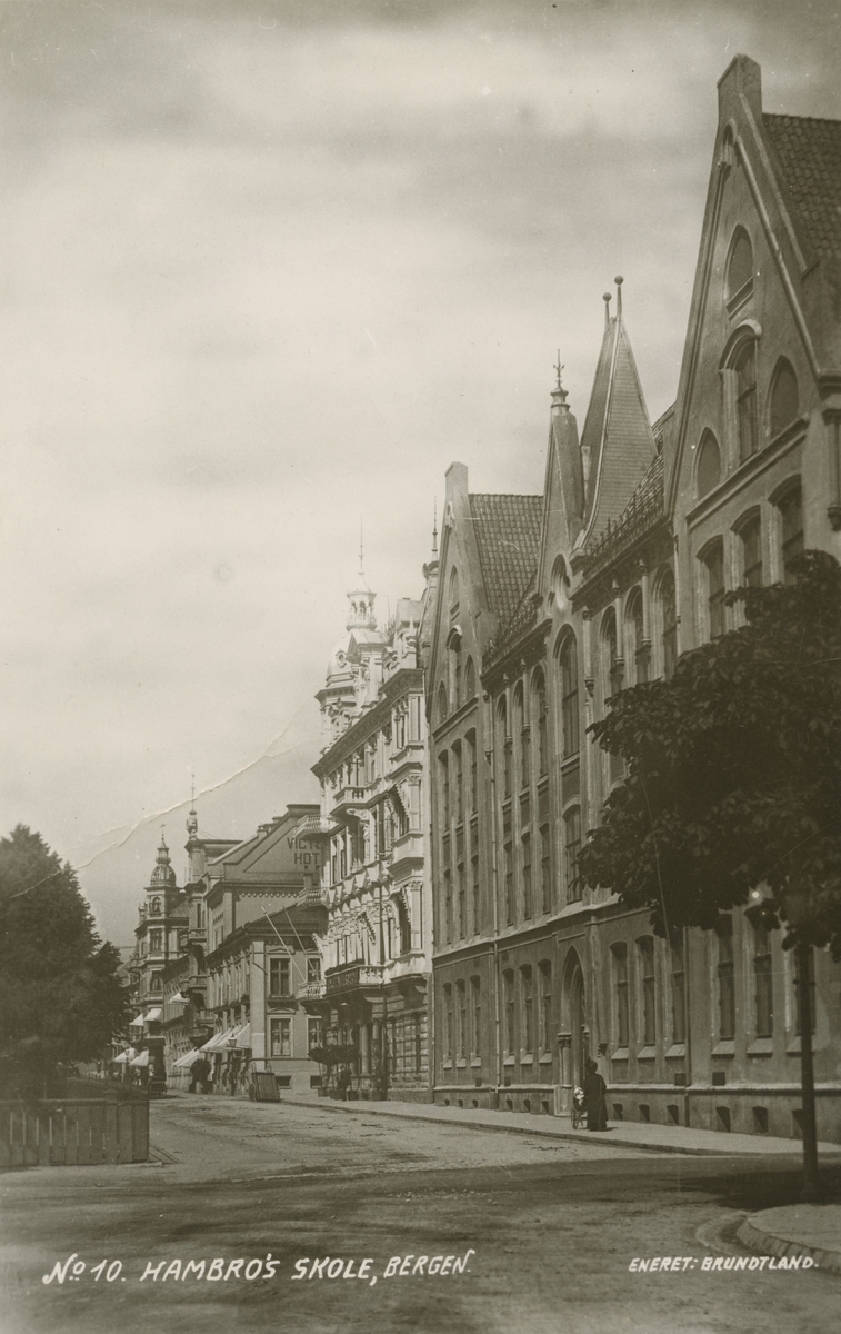 Bergen. Kaigaten. Utgiver: Brundtland, før 1912.