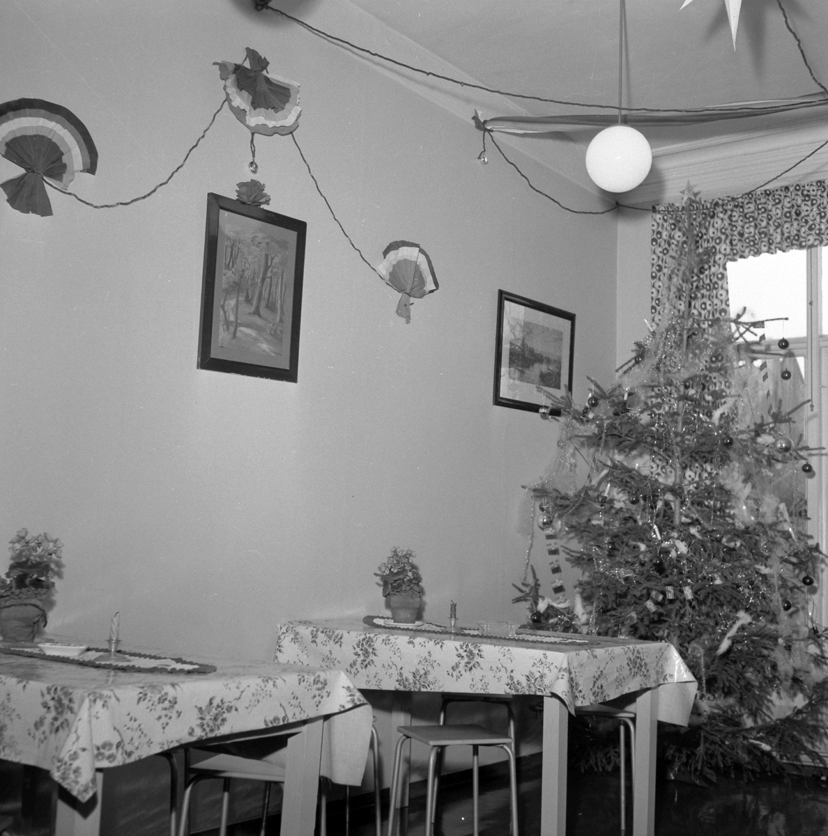 Husvillherberget i Munkegata - "Unkarshjemmet" pyntet til jul