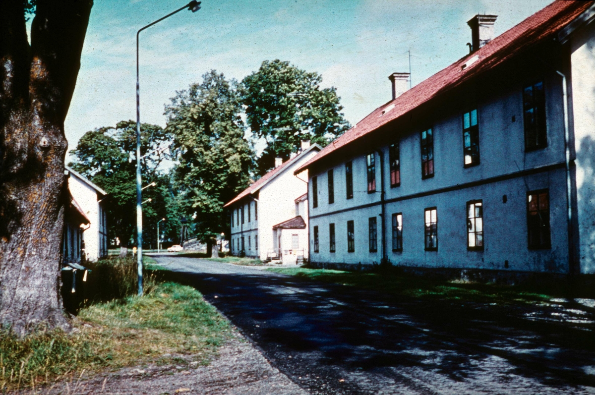 Bruksarbetarbostäder, Stenhusgatan, Gimo, Uppland före 1977