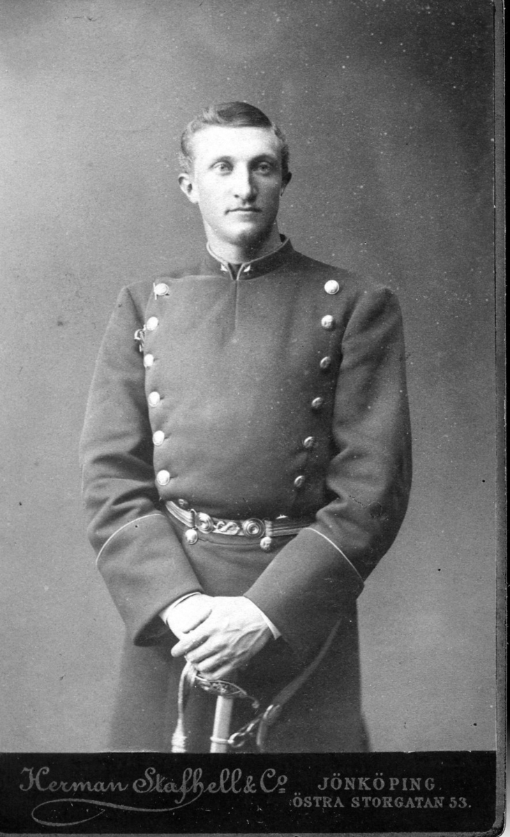 Key-Åberg, Christer Malkolm Hugo (f.1858-09-10), Underlöjtnant
Jönköpings Regemente I 12 Skillingaryd