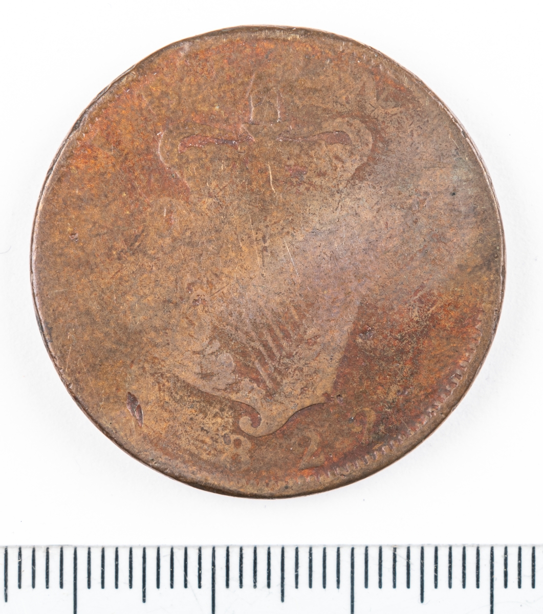 Mynt Irland 1822, 1 Penny.
