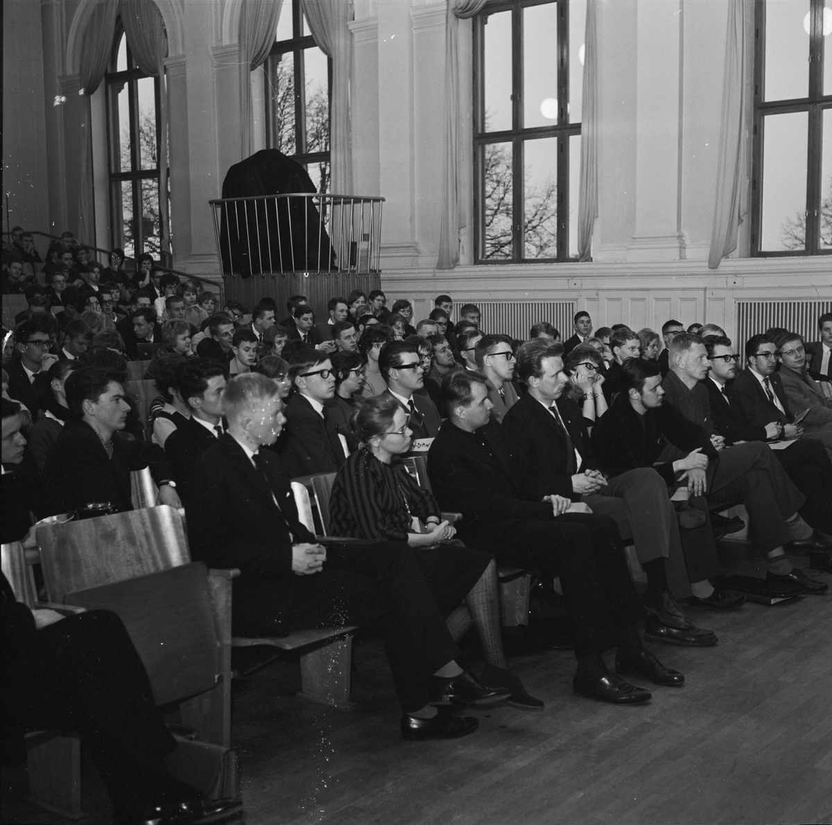 Sveriges studerande ungdoms helnykterhetsförbund - statsrådstal på SSUH:s kurs, Uppsala 1962