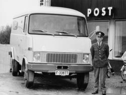 transport, bil, Hønefoss-Geilo, Hanomag varevogn, mann, post