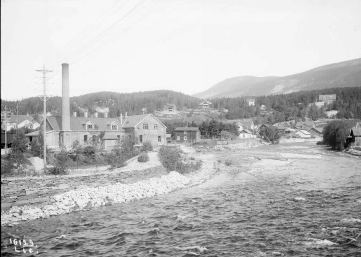 Kort: Ringebu 2/6 1913 Vaalebro dampysteri med parti av Vaala m/mere