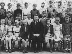 Klasse 4 A Kontra skole 1947
