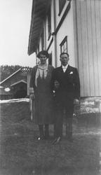 Bryllup. Johanne f. Gjevik og Herman Hansen.