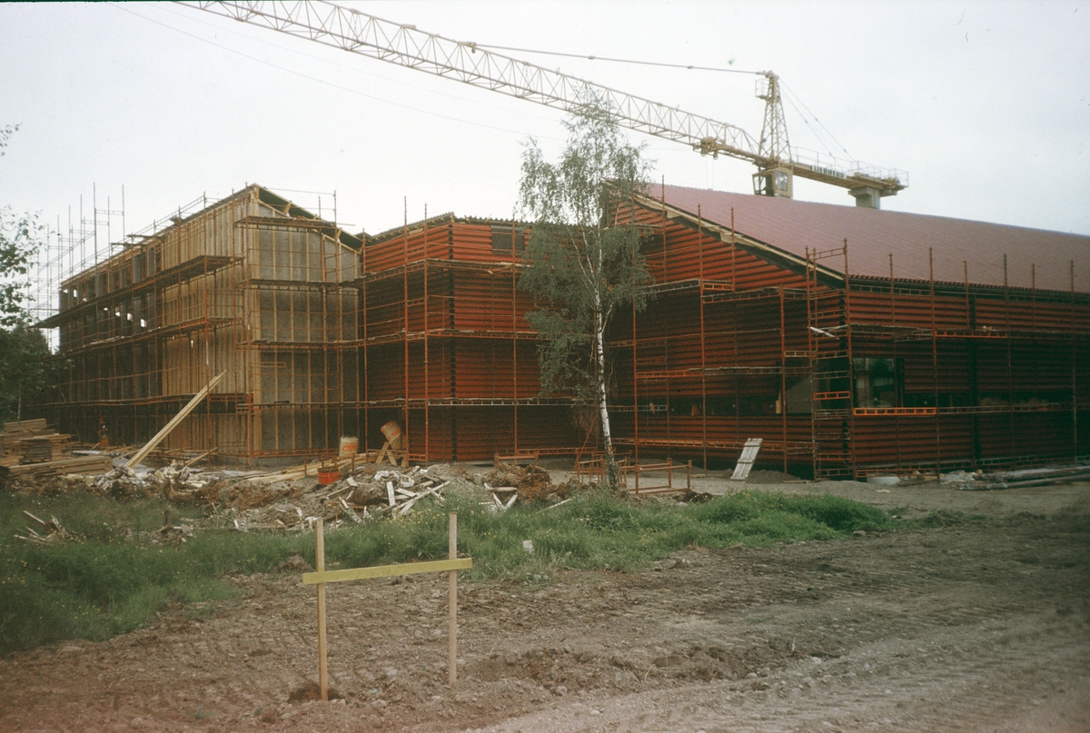 Skedsmo kommunale energiverk. Bygging 1985