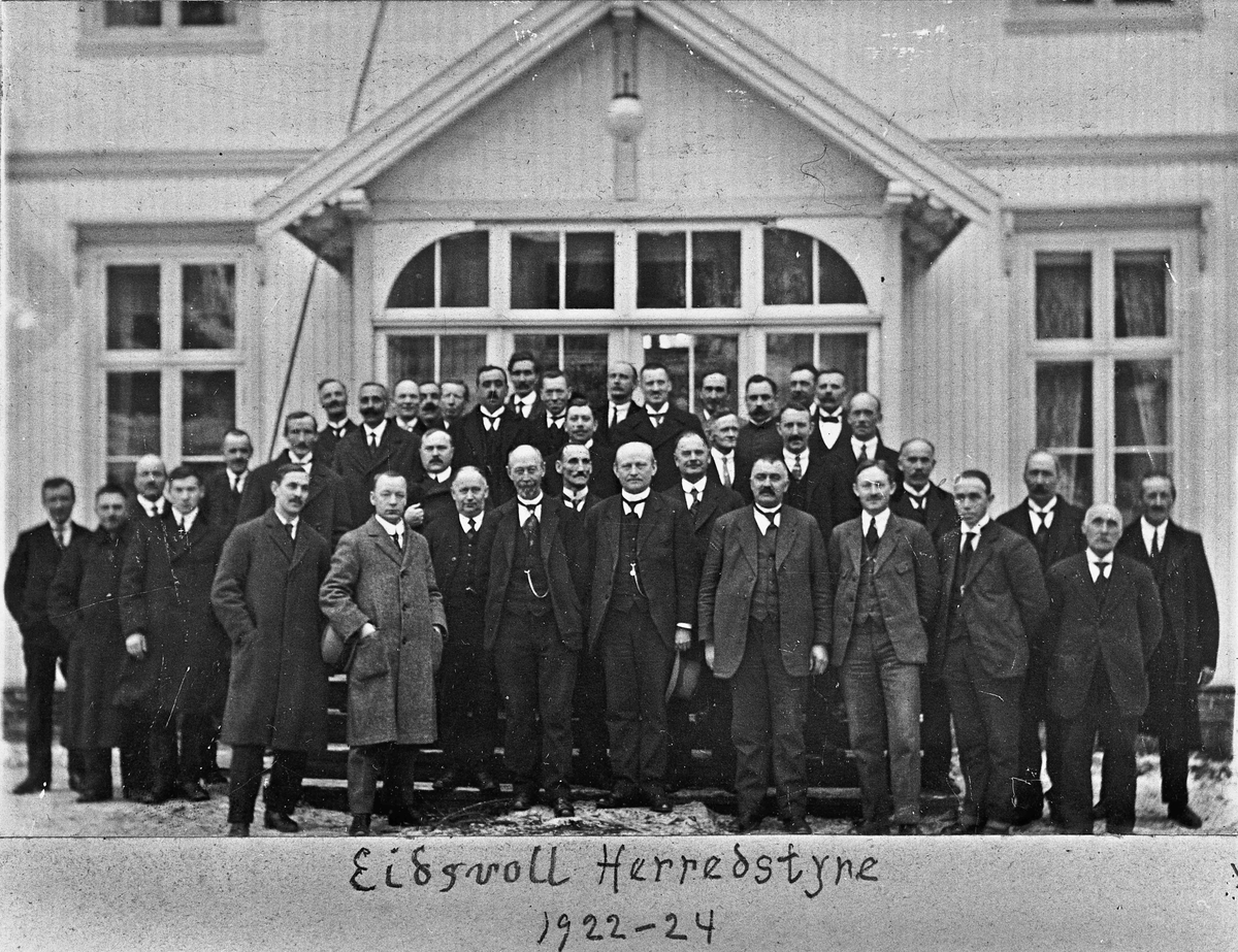 Eidsvoll Herredstyre 1922-24. 