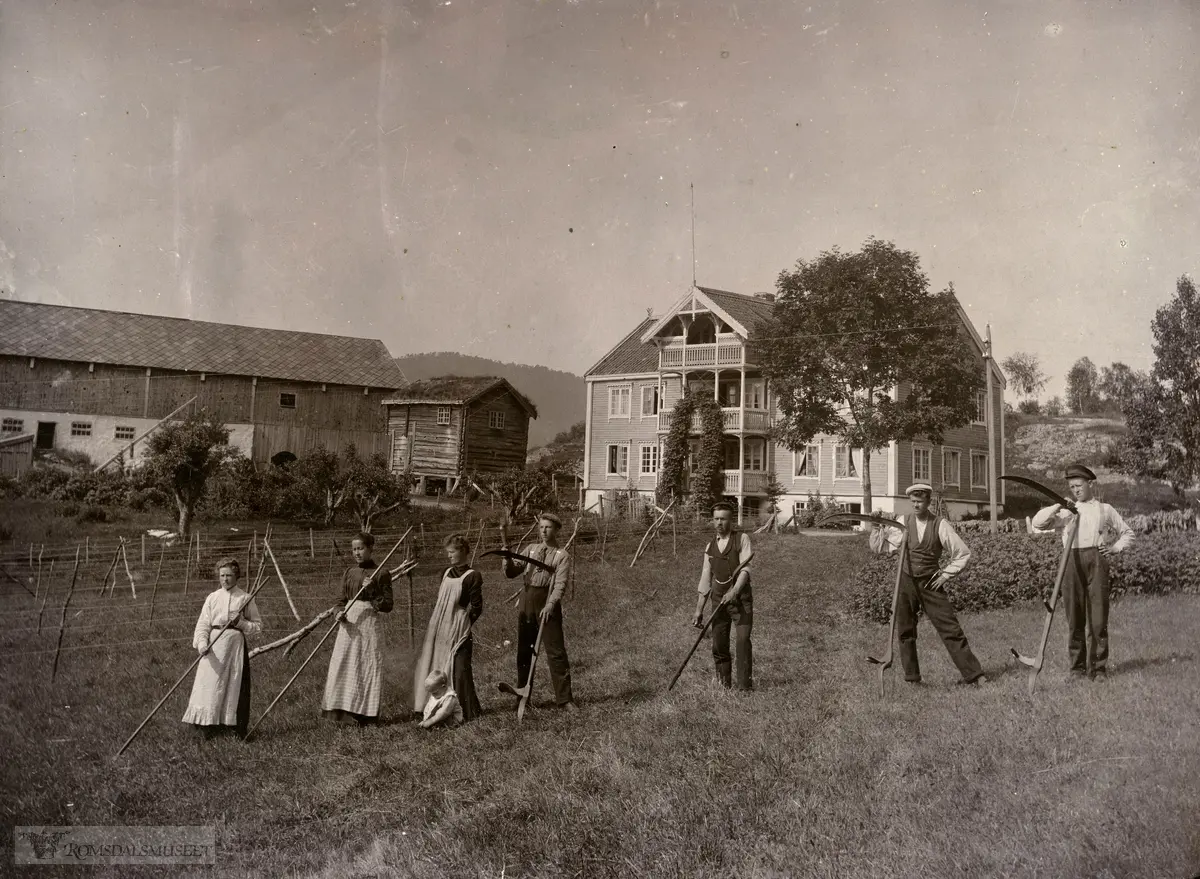 Slottonn på Lerheim gård før 1900..