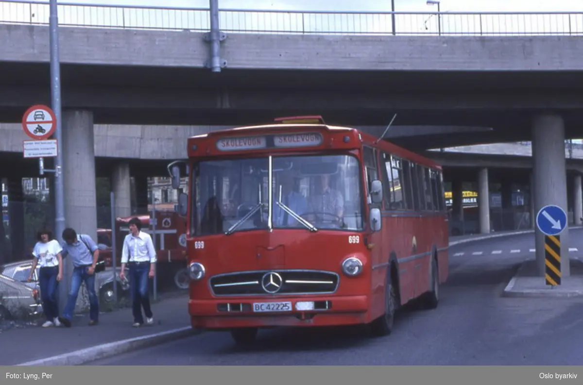 Buss 699 for sjåføropplæring for Oslo Sporveier, tidligere DBO A-15483