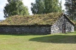 Steinfjøs fra brennbakken