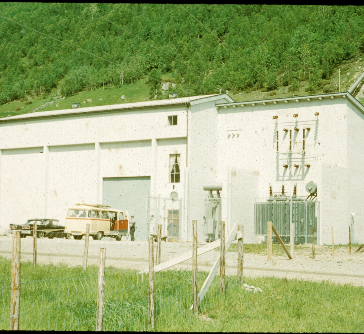 Oslo Lysverker. Driftsutvalet i Gjuva kraftstasjonl, Hemsedal. 1960