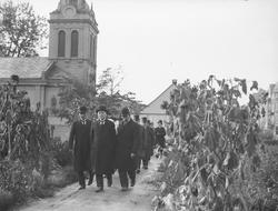Begravelse av fransk dame i St. Olavs domkirke