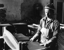 Interiør, Odda Smelteverk, Dunkefabrikk bygning 21, Blikken,