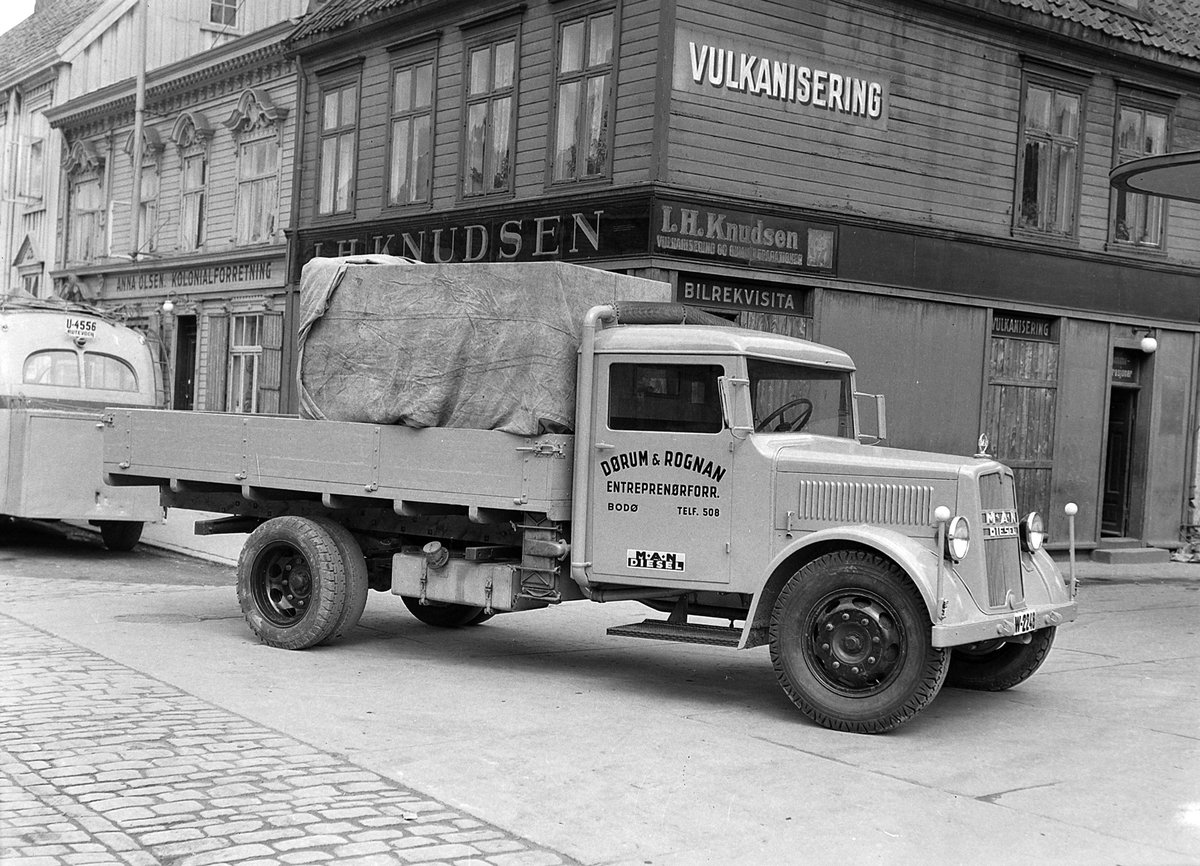 Lastebil for Dørum & Rognan Entrepenørforretning Bodø