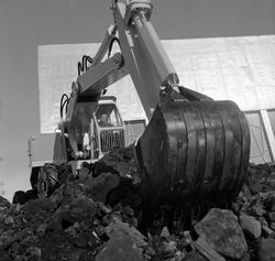 Munch gravemaskin med samme type understell som Brøyt.