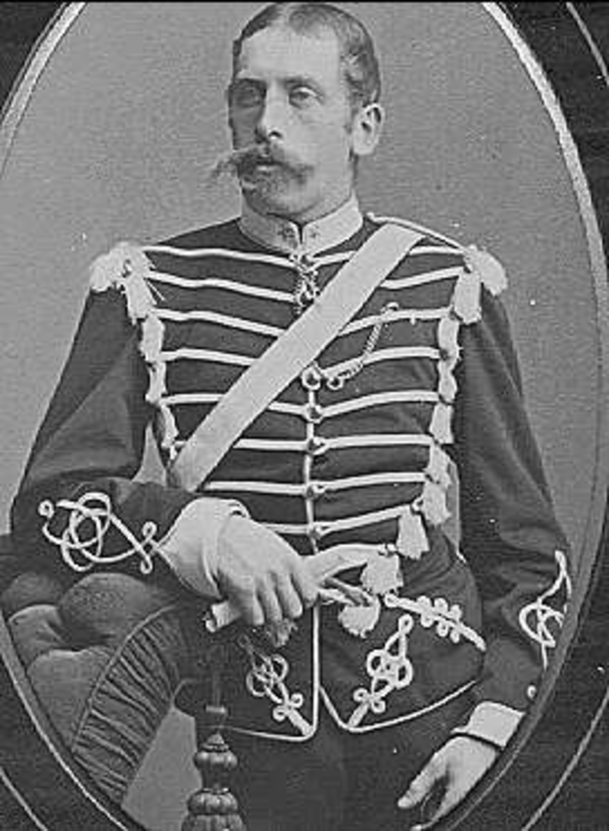 Porträtt av major Fritz Henrik von Essen, 1880-tal