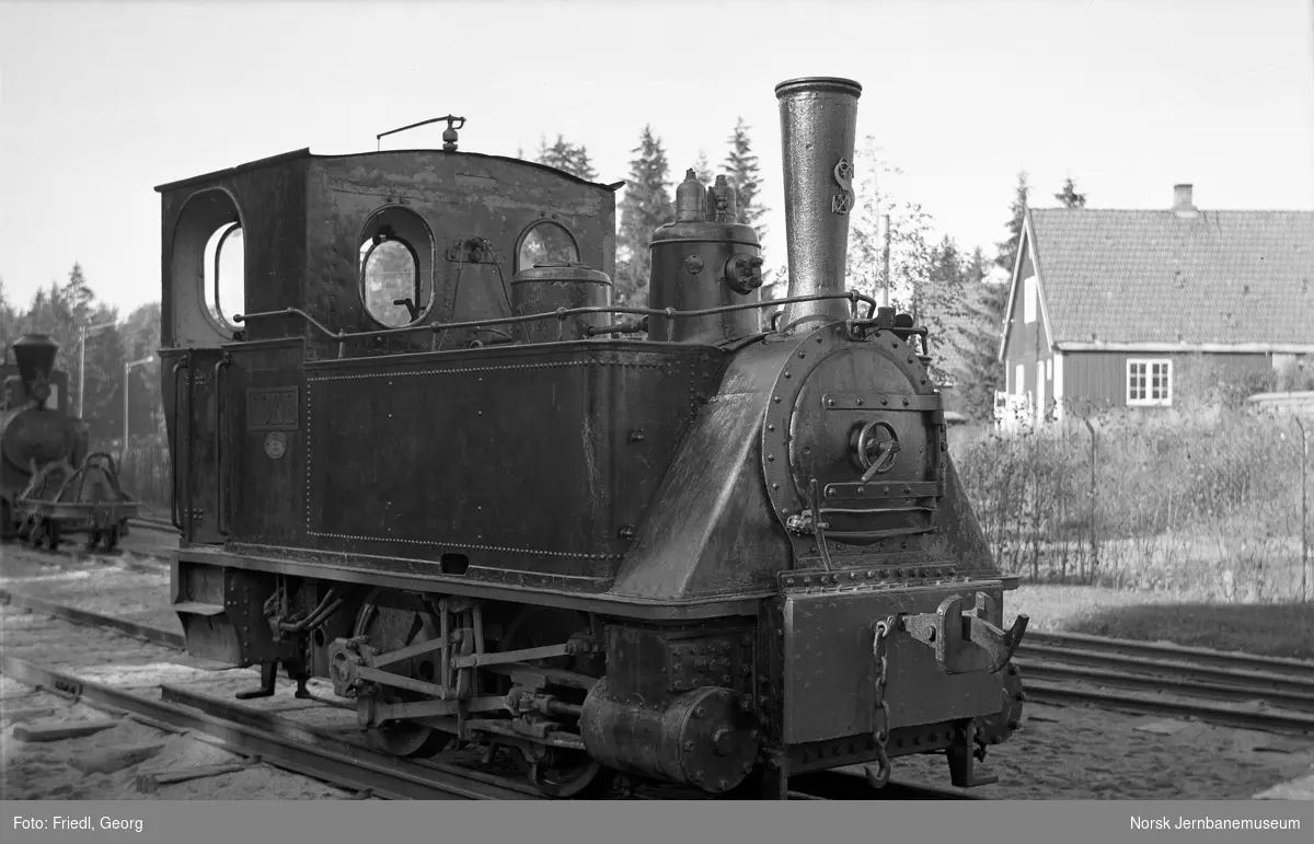 Damplokomotiv LOKE på Jernbanemuseet