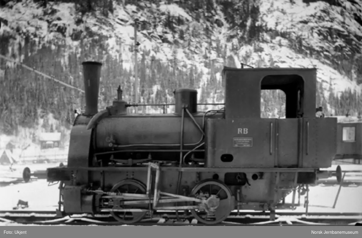 Rjukanbanens damplokomotiv nr. 1, med klengenavnet "Valdresmerra"