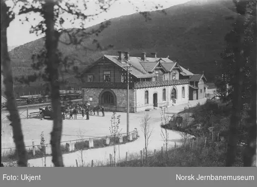Narvik stasjonsbygning kort tid etter banens åpning