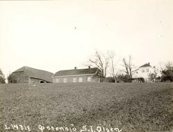 Hovedbygning, sidebygning og låve Søndre.Østensjø, Vestre Ak