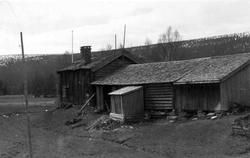 Søgar'n Skåret, Trysil, Hedmark mai 1950. Gårdstun.