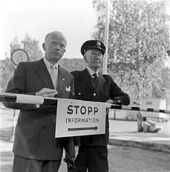 Serie. Bogstad Camping, Oslo. Fotografert 1959.