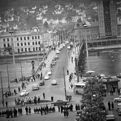 Serie. Pinsetrafikk i og rundt Drammen. Fotografert juni 196