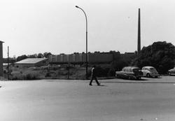 J. L. Tiedemanns Tobaksfabrik på Hovin i 1968. Fotografiet b