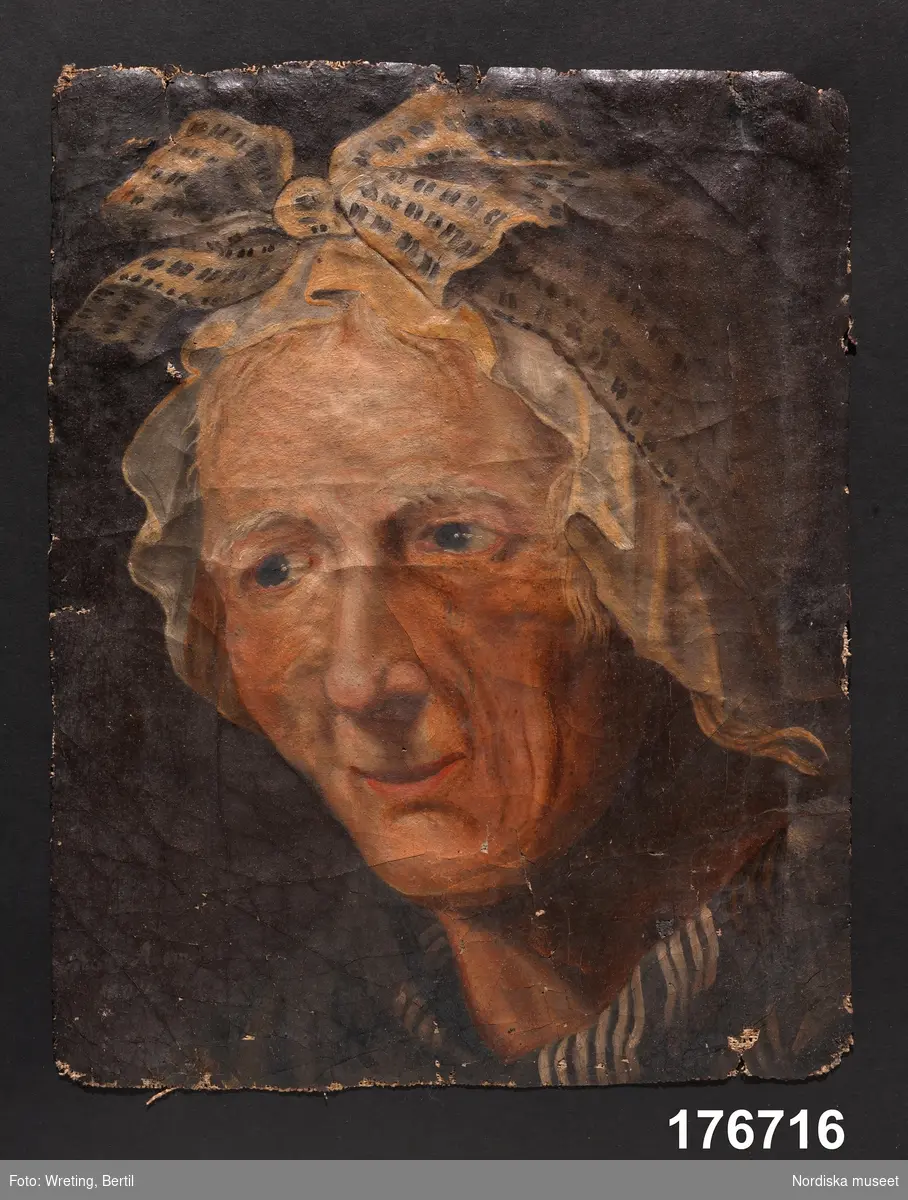 Porträtt, äldre kvinna.