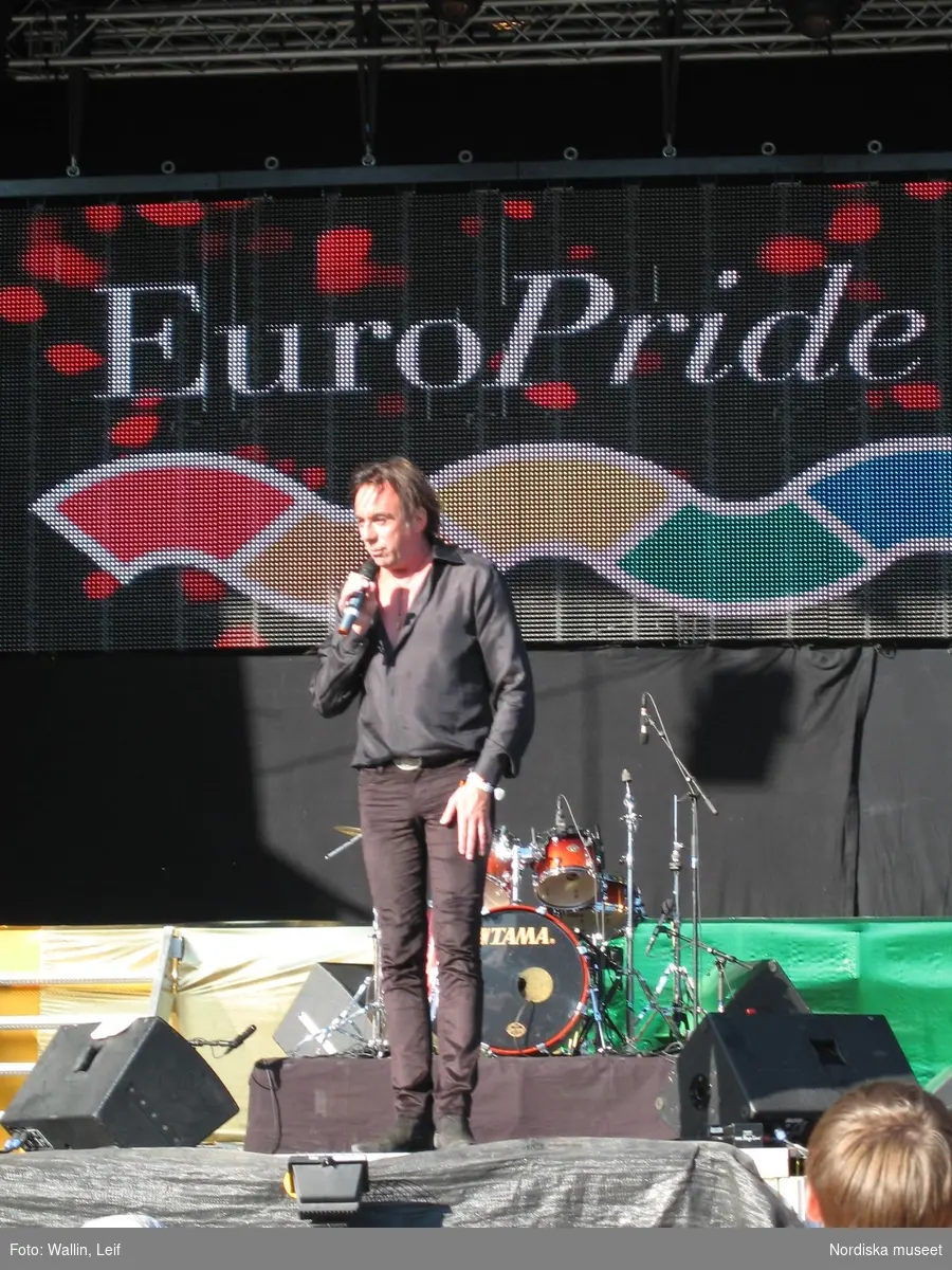 EuroPride 2008 - 25 juli till 3 augusti i Stockholm. Festival för homosexuella, bisexuella och transpersoner. Invigningen av Pride Park i Tantolunden.