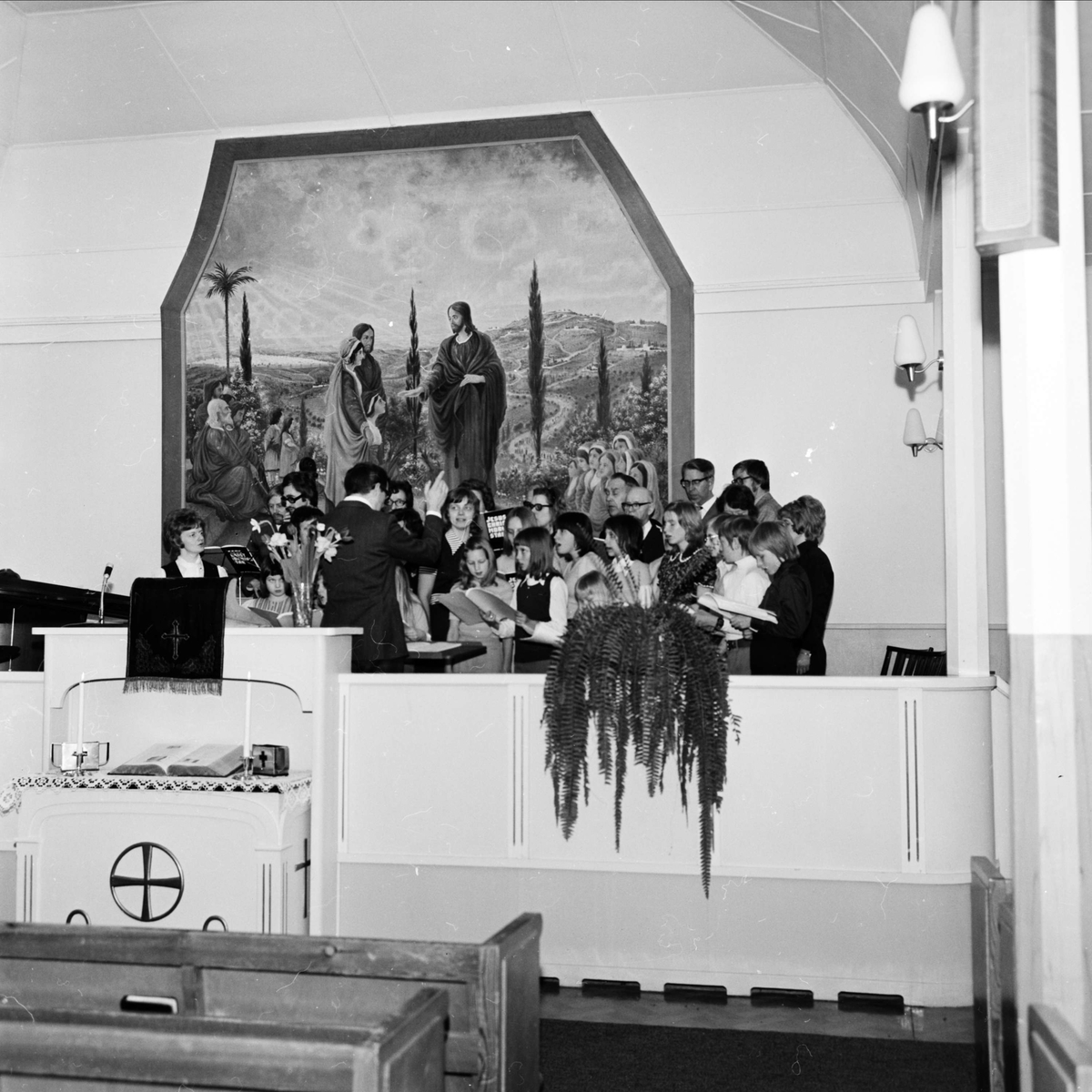 Jesus Christ morningstar i Missionskyrkan, Tierp, Uppland 1973