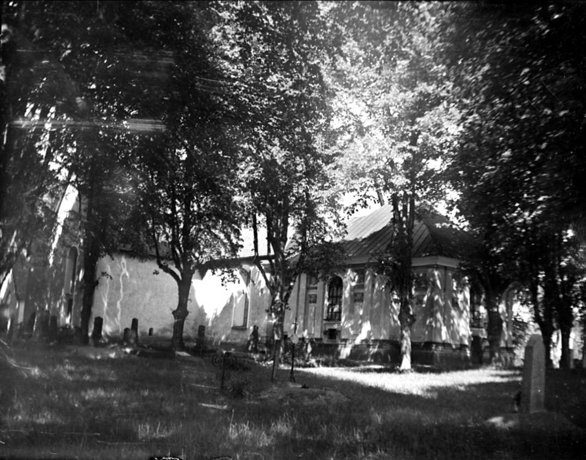 Veckholms kyrka, Veckholms socken, Uppland i juni 1925