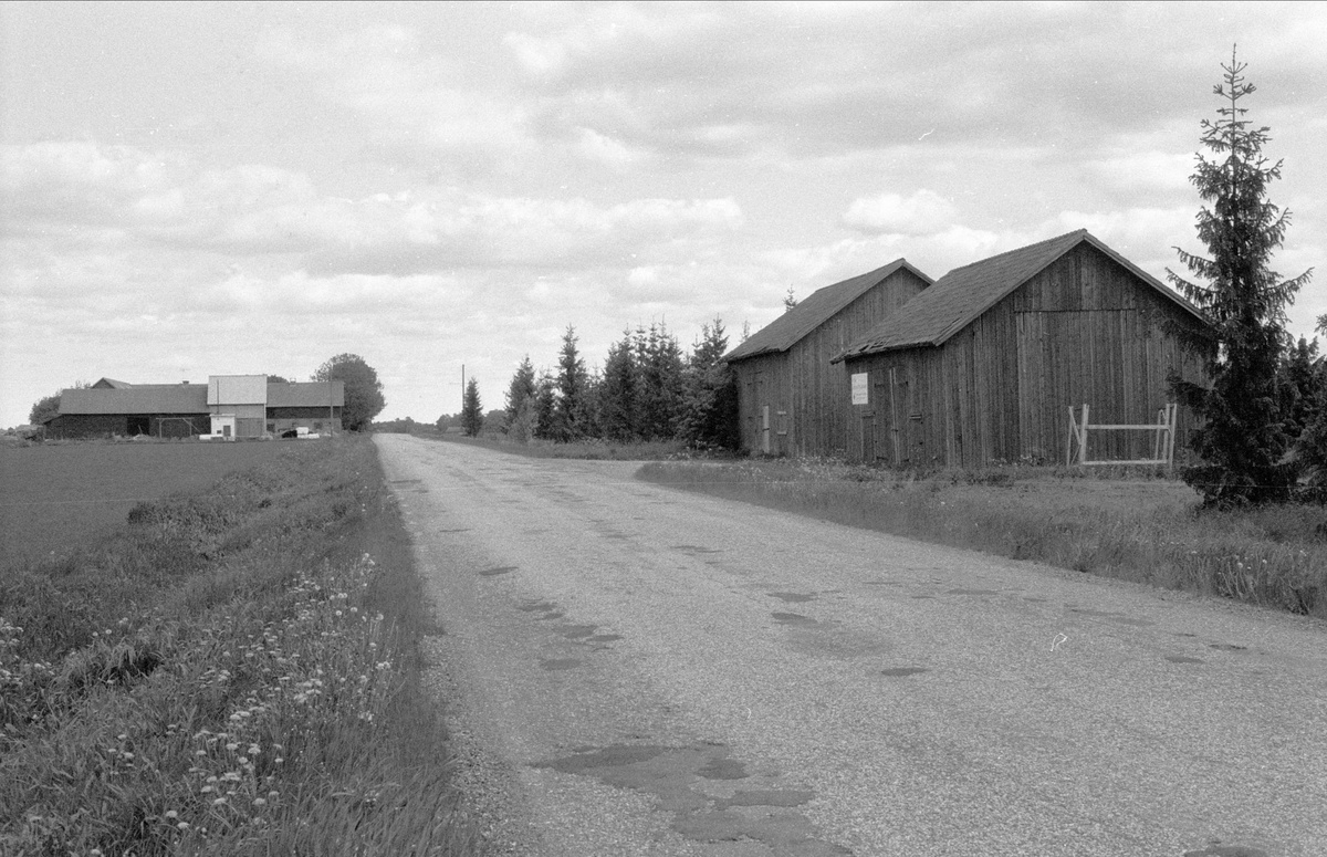 Vy över Skörkulla, Bälinge socken, Uppland 1983