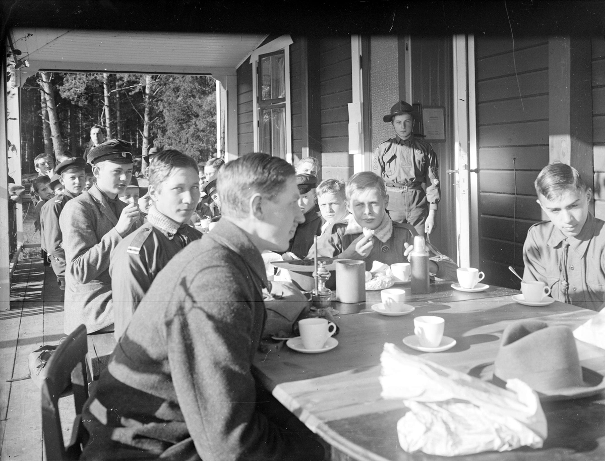 Ätande scouter, Uppland 1918