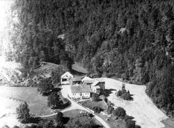 Flyfoto over Fidjestøl i Øyslebø.